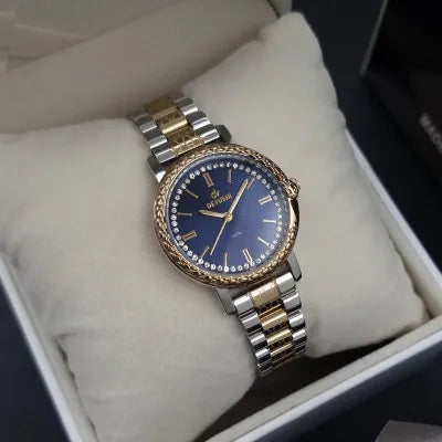 Devoshi Women's Waterproof Steel Watch-ساعة ديفوشي نسائية مقاومة للماء من الفولاذ
