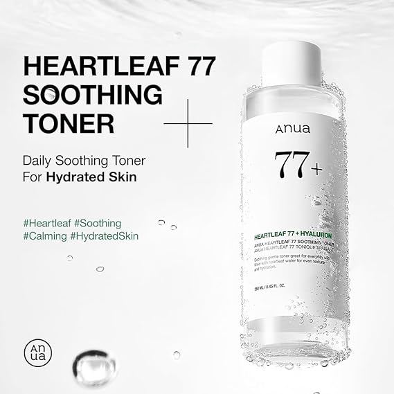 Anua Heartleaf 77 Soothing Toner-تونر مهدئ أنوا هارتليف 77
